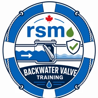 Regional Stormwater Management backwater valve training badge